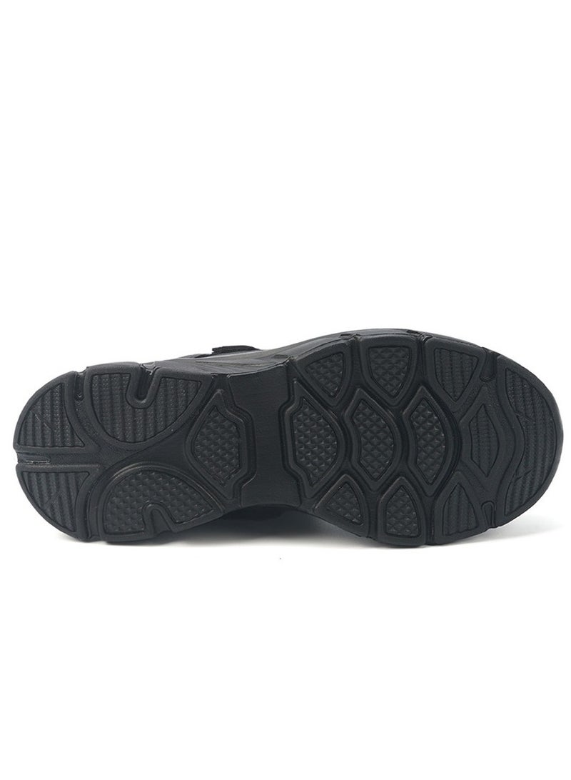 U.S. Polo Assn. Kids Black Velcro Strap Sneakers – Comfy, Cushioned Sole for All-Day Play!  - Image 4
