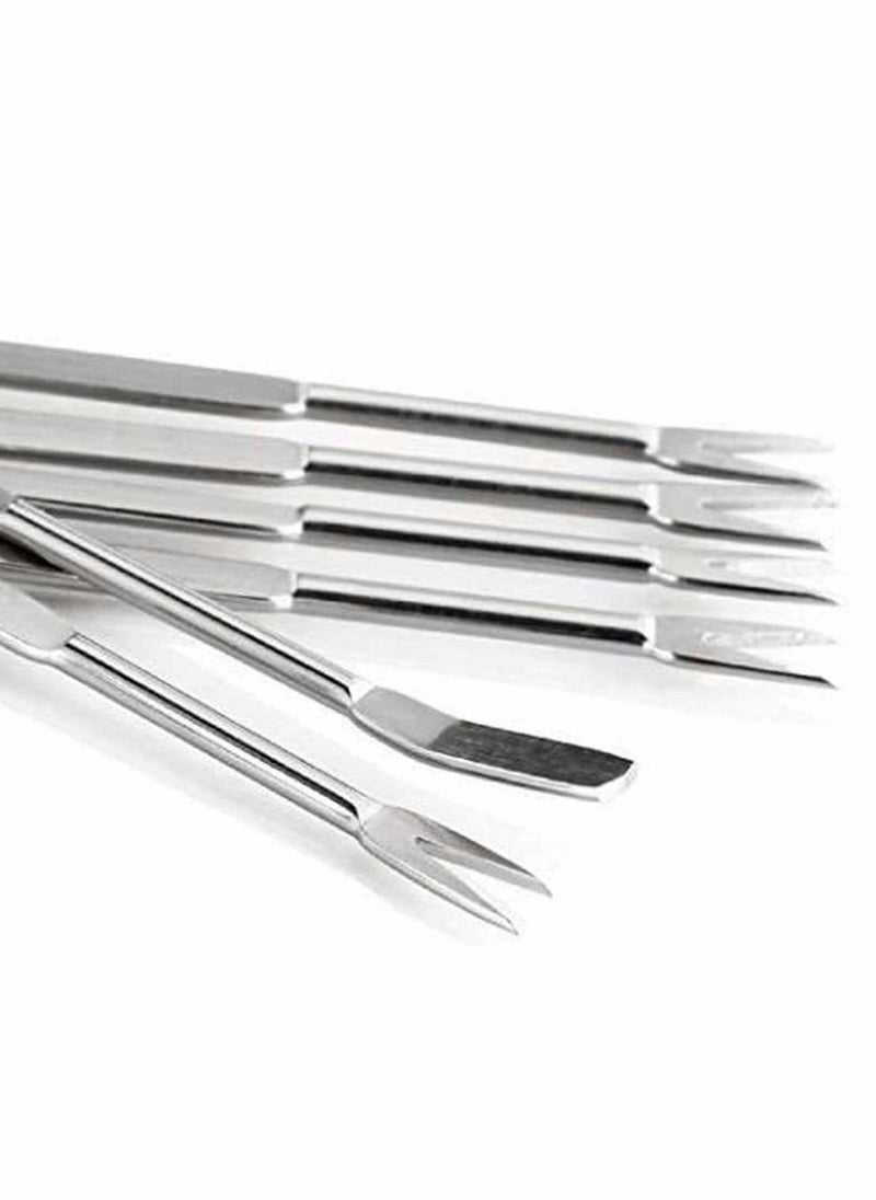8 Pieces Seafood Tools Set Crab Crackers Nut Cracker Forks