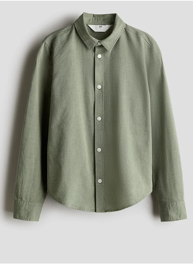 اتش اند ام Cotton Shirt