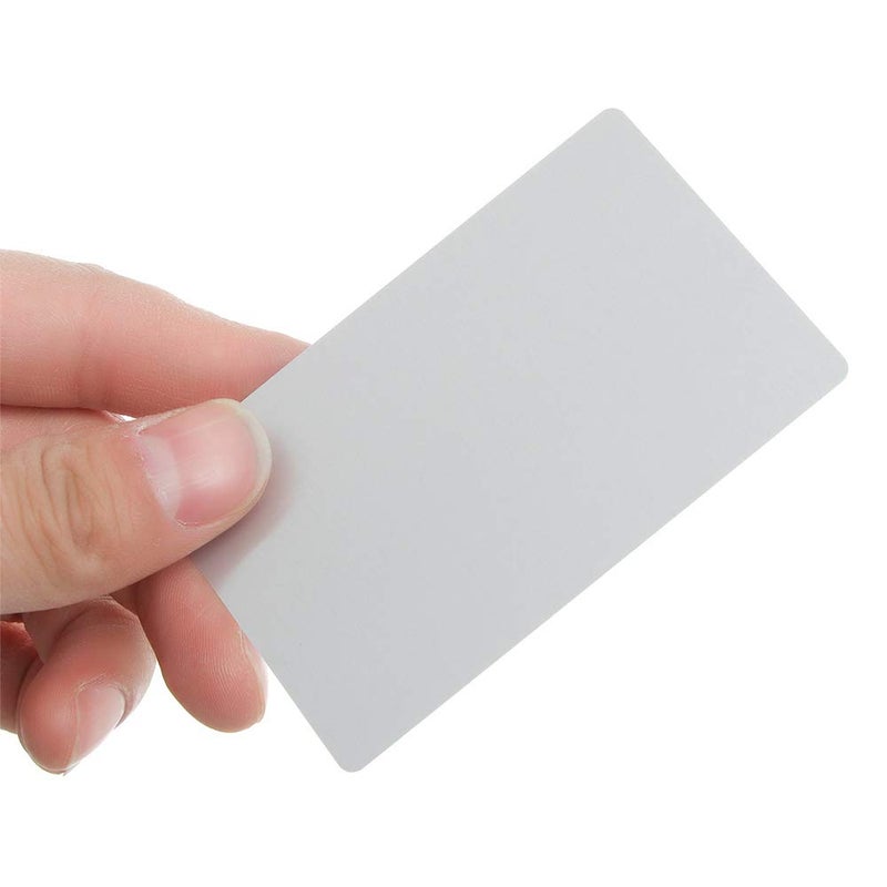 Yimaa 50 Pack Metal Business Cards Blanks Aluminum Sheet Blank Engraving Metal Tags Materials for CNC Engraver Laser Engraving DIY Gift Cards, Thicknes (0.2mm) - Image 4