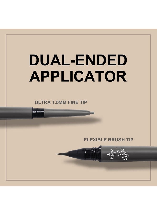 ميوزك فلاور قلم حواجب ميوزيك فلاور 2 في 1 مايكرو بليدنج، لون 1.5 مم، مقاوم للماء، يدوم 24 ساعة (3# رمادي غامق) - Image 2
