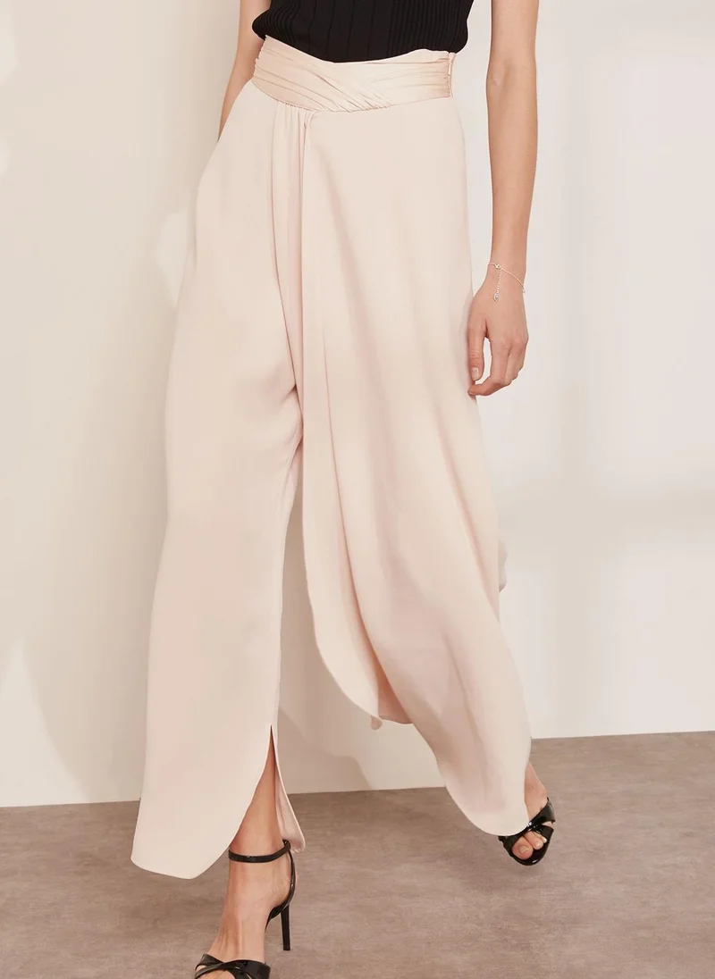 REISS Light Ottivia Wide Leg Pants