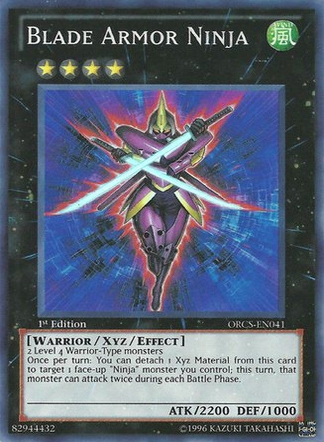 Yu-Gi-Oh! - Blade Armor Ninja (ORCS-EN041) - Order of Chaos - Unlimited Edition - Super Rare