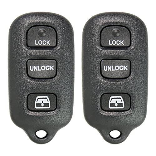 Keyless2Go Replacement for New Keyless Entry Remote Car Key Fob 4 Button FCC HYQ12BBX HYQ12BAN (2 Pack) - Image 1