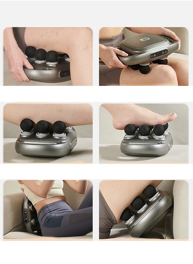 Golivn - Massage Gun Professional Handheld Massager with Adjustable 9 Modes Intensities for Back Legs Waist HIPS Full Body Muscle Relaxation Pain Relief - Image 1