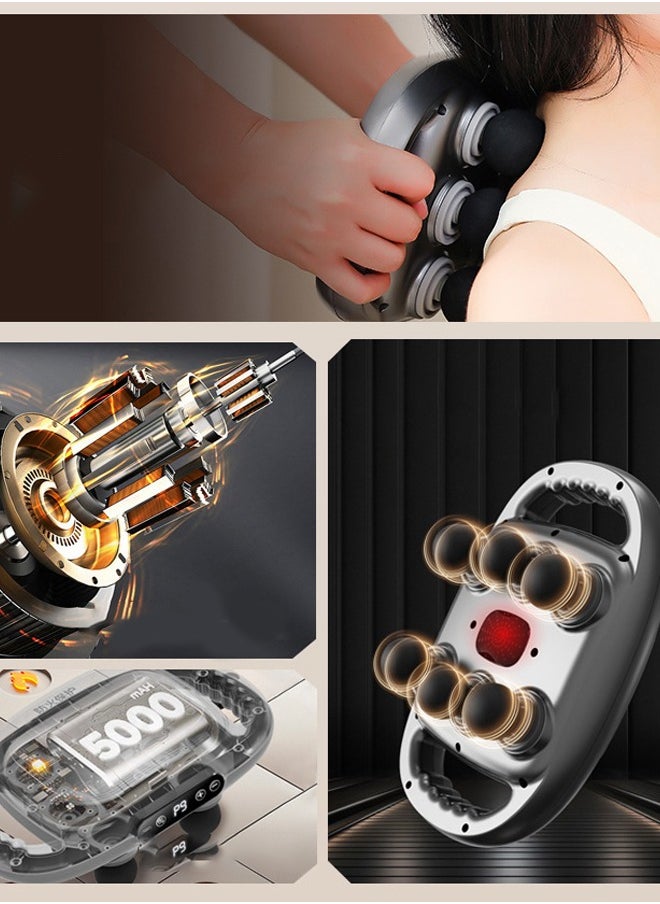 Golivn - Massage Gun Professional Handheld Massager with Adjustable 9 Modes Intensities for Back Legs Waist HIPS Full Body Muscle Relaxation Pain Relief - Image 1
