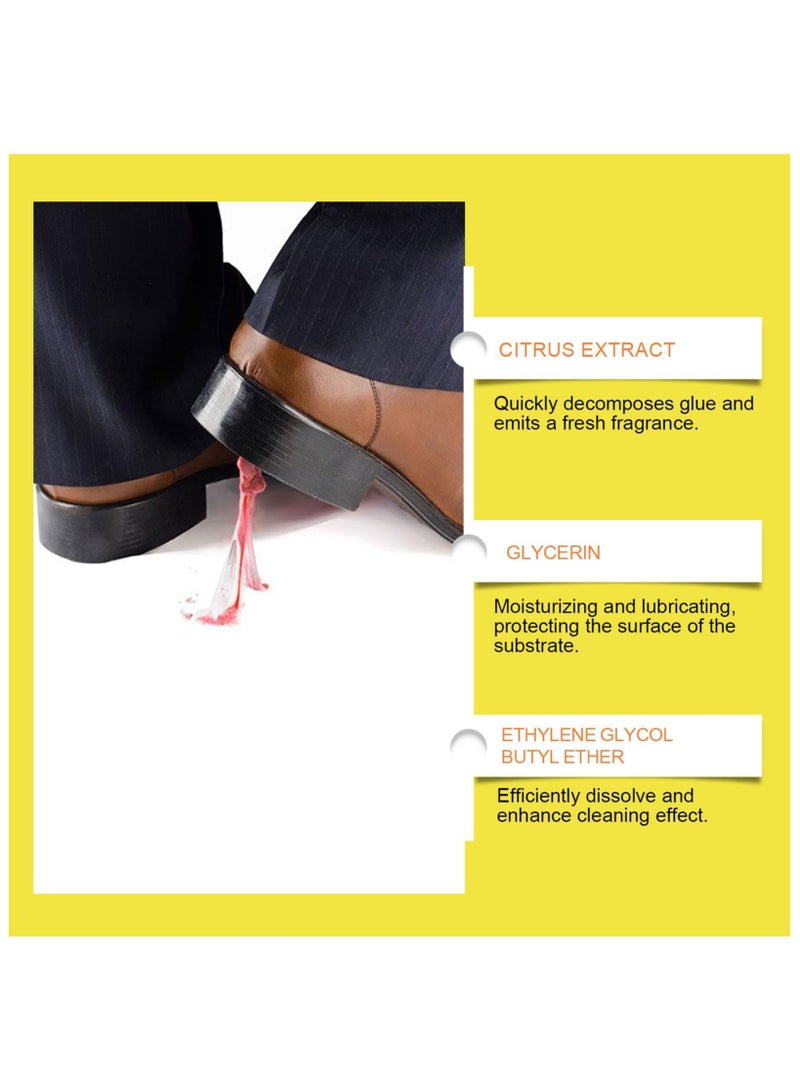 SYOSI رذاذ مزيل الغراء، 120 مل مزيل لاصق للسيارات، سائل إزالة الغراء مزيل الملصقات، مزيل لاصق متعدد الوظائف للسيارات يزيل بقايا الملصقات واللاصقات - Image 4