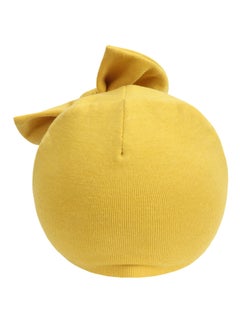 Generic Newborn Bowtie Fetal Hat Set Yellow  - Image 2
