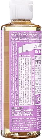 Dr. Bronner's Dr Bronner Organic Lavender Castile Liquid Soap 237 ml - Image 4