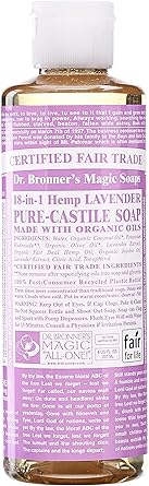 Dr. Bronner's Dr Bronner Organic Lavender Castile Liquid Soap 237 ml - Image 1