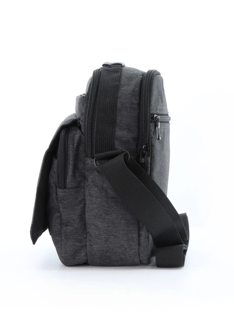NATIONAL GEOGRAPHIC National Geographic Pro Utility Bag  with Handle Dark Grey - Compact Travel Bag for Men and Women, Shoulder Bag, Portable Organizer, Sustainable Material and Eco Friendly