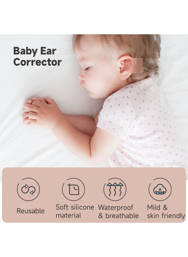 Crumye Baby Ear Corrector, Infant Ear Tape for Babies, Baby Silicone Gel Ear Tape 4cmx50cm Perfect Tape for Correcting Newbornâ€™s Ear - Image 3