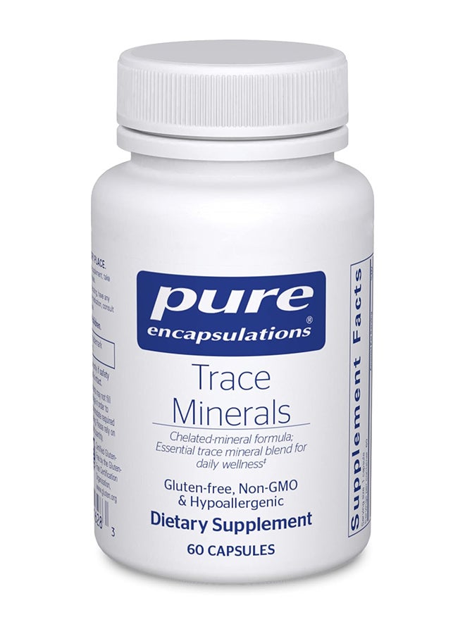 Pure Encapsulations Trace Minerals 60 Capsules - Image 1