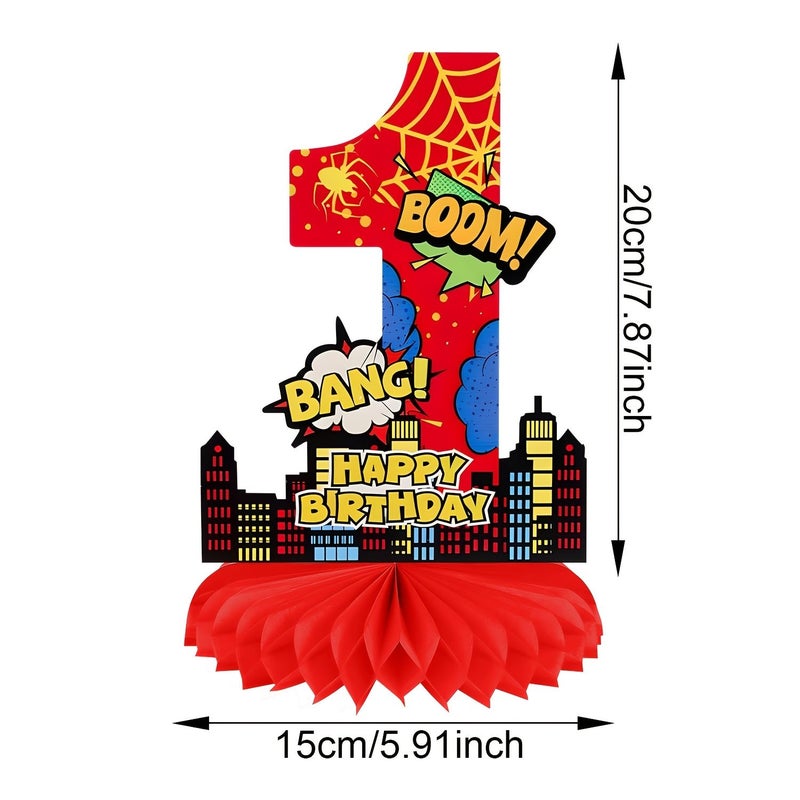 Model 3 Digital Spider Honeycomb Ornaments Cute Paper Craft Decorative Signs - Image 2