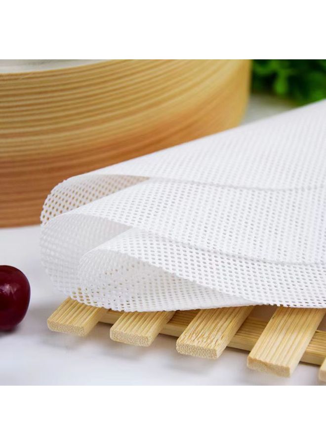 Cage Cloth Pad Silicone Steamer Pad Round Silicone Steamer Cloth Steamer Paper Steamed Bun Pad Cloth Steamed Bun Pad Manufacturers Wholesale-Dimensions:38cm Silicone Pad 02538 A 800 Piece - Image 3