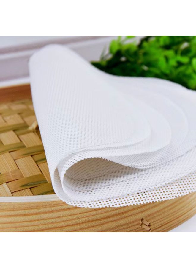 Cage Cloth Pad Silicone Steamer Pad Round Silicone Steamer Cloth Steamer Paper Steamed Bun Pad Cloth Steamed Bun Pad Manufacturers Wholesale-Dimensions:38cm Silicone Pad 02538 A 800 Piece - Image 1
