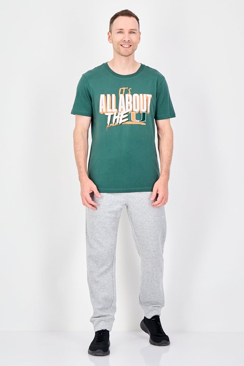 Fanatics Men Sportswear Fit Mars Hill University Short Sleeve Basketball T-Shirt, Dark Green - Image 4