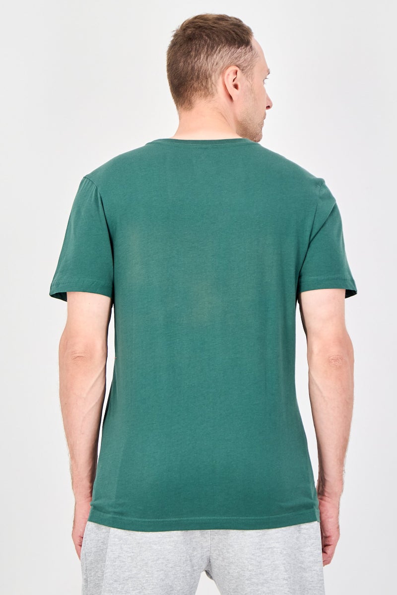 Fanatics Men Sportswear Fit Mars Hill University Short Sleeve Basketball T-Shirt, Dark Green - Image 3