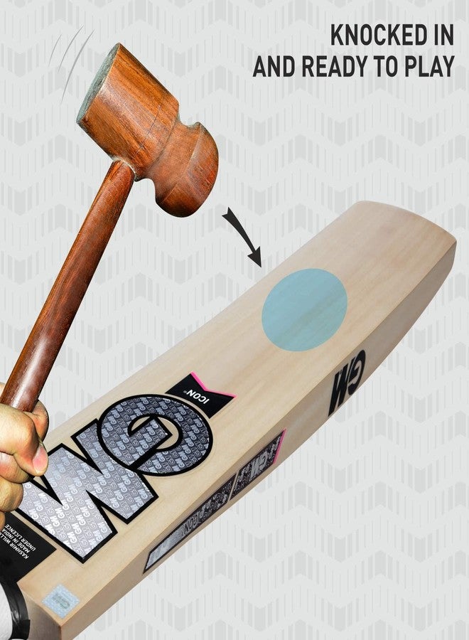 GM Icon Super Star Kashmir Willow Cricket Bat for Mens, Size - Mens - Image 3