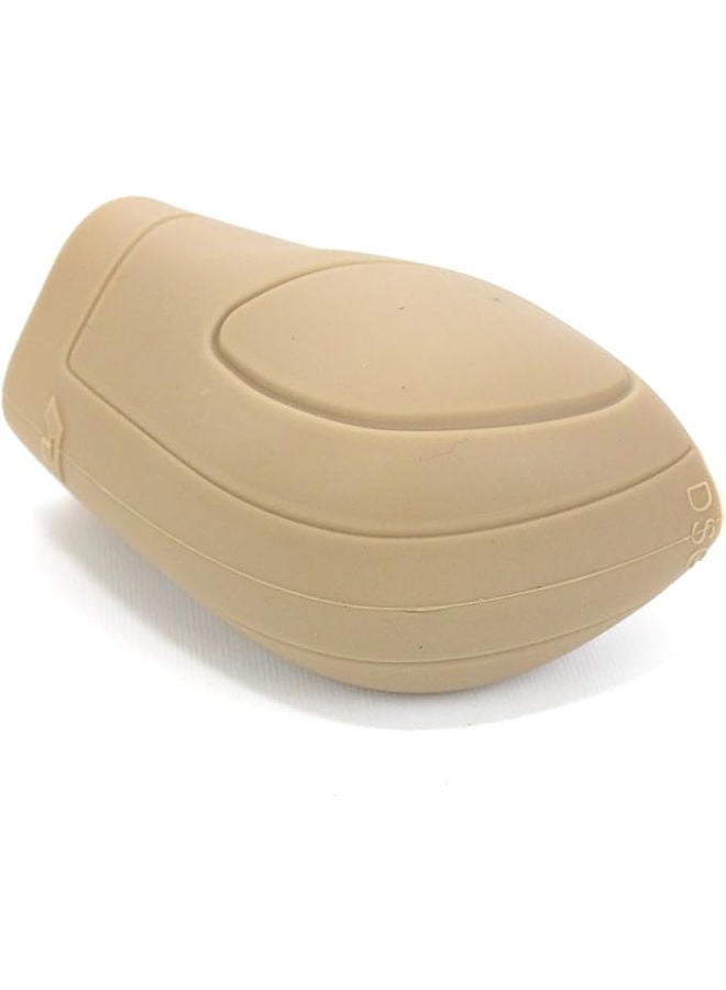 Generic Silicone Non Slip Car Gear Shift Knob Cover - Beige - Image 3