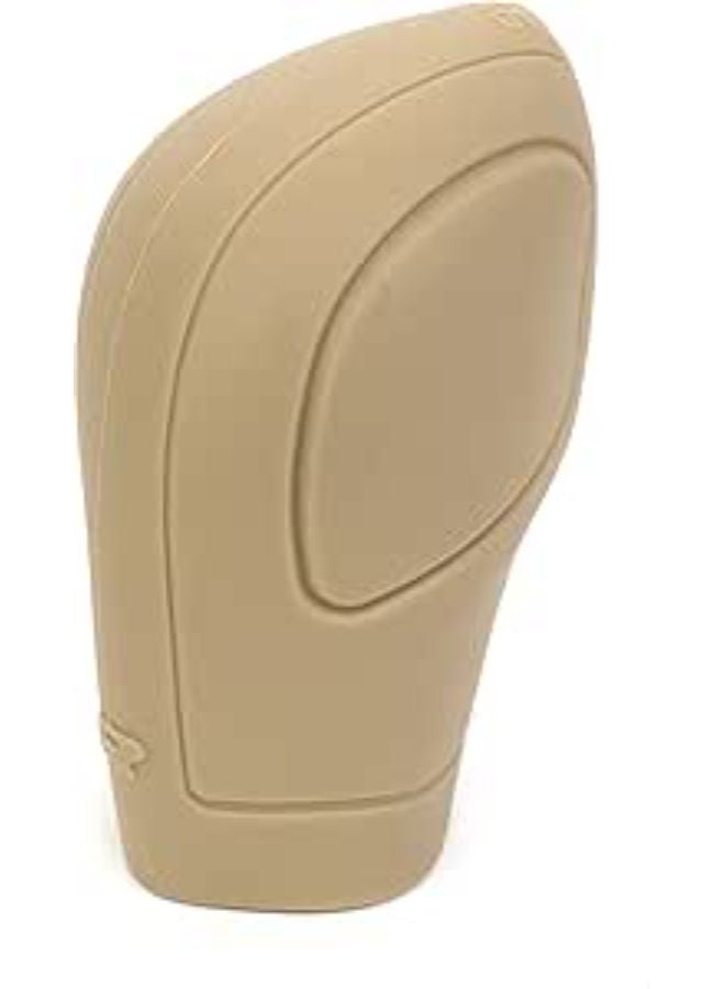 Generic Silicone Non Slip Car Gear Shift Knob Cover - Beige - Image 1