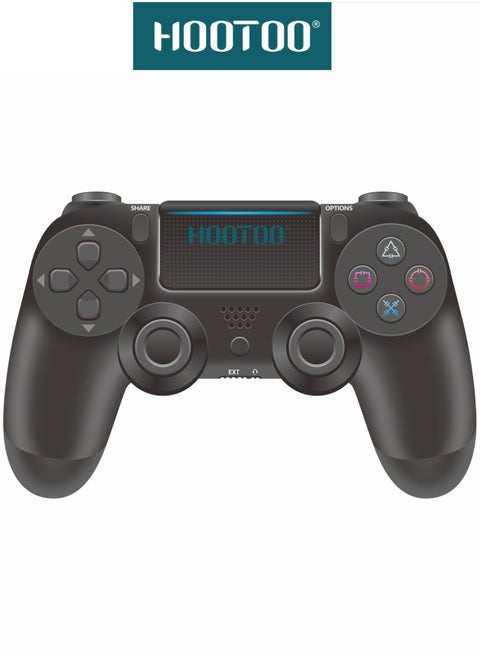 Sony PlayStation 4 wireless controller from Hootoo. PS4 controller with built-in battery, PlayStation 4 controller with built-in microphone, PlayStation 4 controller with headphone jack, analog sticks, and precision triggers. Powerful PlayStation 4 controller that can be paired with your phone via Bluetooth. Original PlayStation 4 controller from Hootoo.
