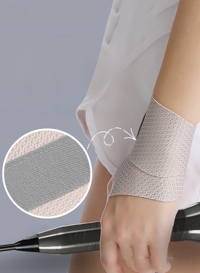 2 قطعة دعامة معصم رفيعة للغاية لدعم النفق الرسغي ، وتخفيف الآلام ، والتهاب المفاصل ، والتهاب الأوتار ، ولفائف المعصم المرنة لليدين اليمنى واليسرى - ضغط ودعم لعشاق اللياقة البدنية (لون البشرة) - Image 5