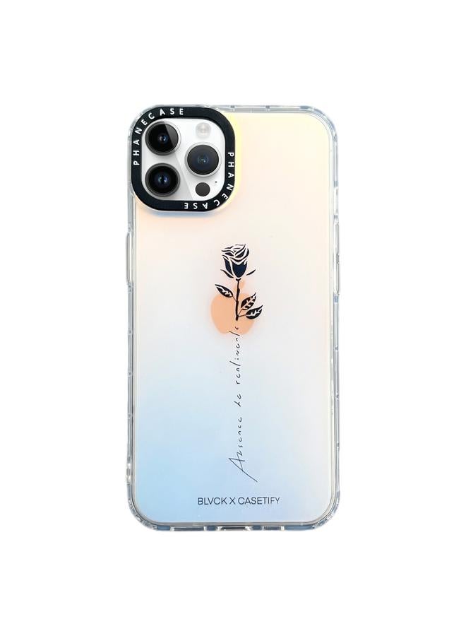 S-TOP Case For iPhone 13 Pro Max Double-sided Film Print Rose Phone Case - Image 1