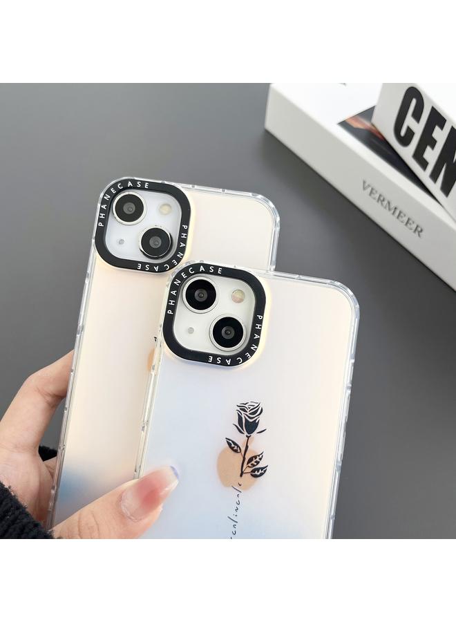 S-TOP Case For iPhone 13 Pro Max Double-sided Film Print Rose Phone Case - Image 3