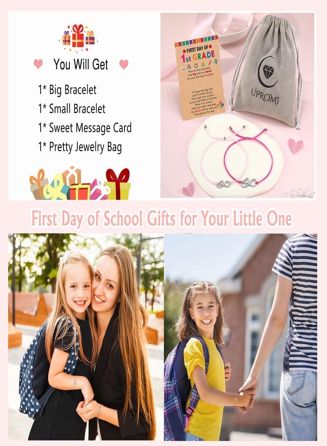 UPROMI First Day of First Grade Bracelet, Back to School Bracelet Mommy and Me Mom and Daughter - Image 5
