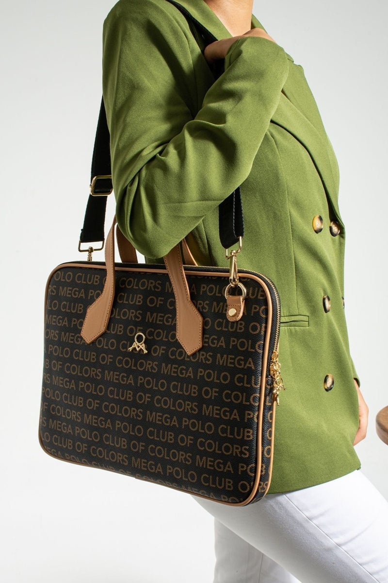 Çanta Trend Bag Trend Mega Polo Club Of Colors Long Adjustable Shoulder Laptop Bag  - Image 3