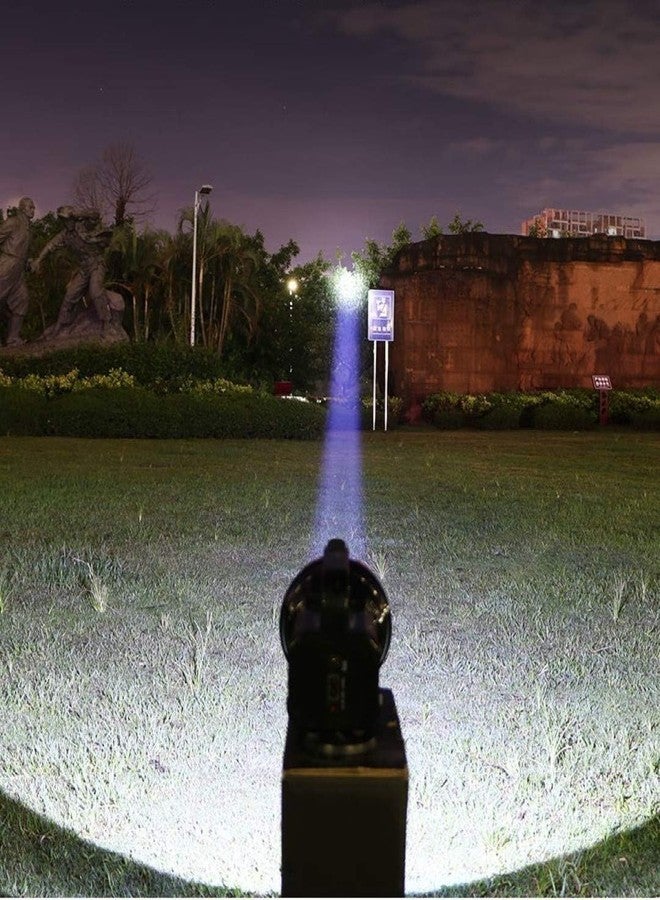 Care4 Care 4 Rechargeable Long Range searchlight Handled Torch Light for Home and Outdoor (Black) - Image 3