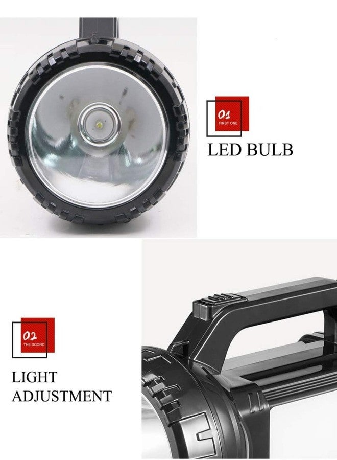 Care4 Care 4 Rechargeable Long Range searchlight Handled Torch Light for Home and Outdoor (Black) - Image 5