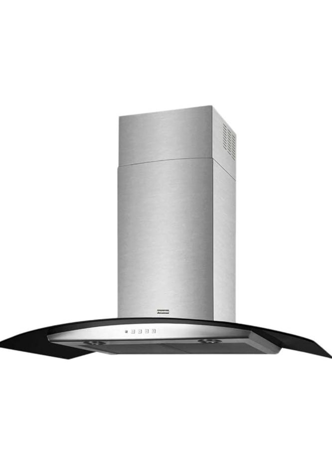 franke Kitchen Hood 90 cm Glass Curved 650 M³/H Stainless ,Wall Mounted– FGC 925 BK/XS LED  - Image 1