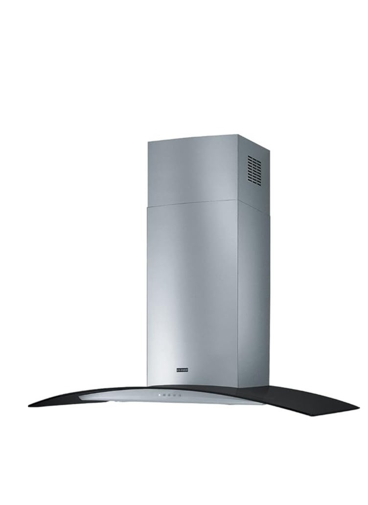 franke Kitchen Hood 90 cm Glass Curved 650 M³/H Stainless ,Wall Mounted– FGC 925 BK/XS LED  - Image 2
