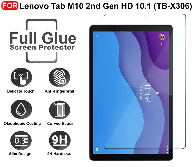 CEDO Lenovo Tab M10 2nd Gen HD (10.1 inch) Tempered Glass | Screen Protector Clear Tempered Glass for Lenovo Tab M10 2nd Generation HD TB-X306 X/F (10.1 inch) - Image 5