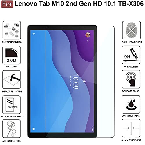 CEDO Lenovo Tab M10 2nd Gen HD (10.1 inch) Tempered Glass | Screen Protector Clear Tempered Glass for Lenovo Tab M10 2nd Generation HD TB-X306 X/F (10.1 inch) - Image 4