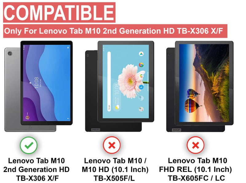 CEDO Lenovo Tab M10 2nd Gen HD (10.1 inch) Tempered Glass | Screen Protector Clear Tempered Glass for Lenovo Tab M10 2nd Generation HD TB-X306 X/F (10.1 inch) - Image 2