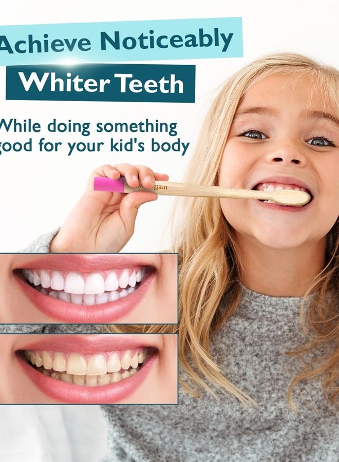 Wellnesse Kids Hydroxyapatite Toothpaste with Xylitol & Fluoride-Free - Natural Ingredients w/Strawberry Flavor - Suitable for Toddlers to Baby Kids Toddler - Sensory Friendly, Vegan & Cruelty-Free - Image 4