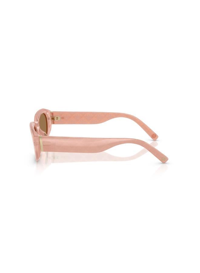 Tory Burch 0Ty7218U Sunglasses Milky Wine Pink Os - Image 4