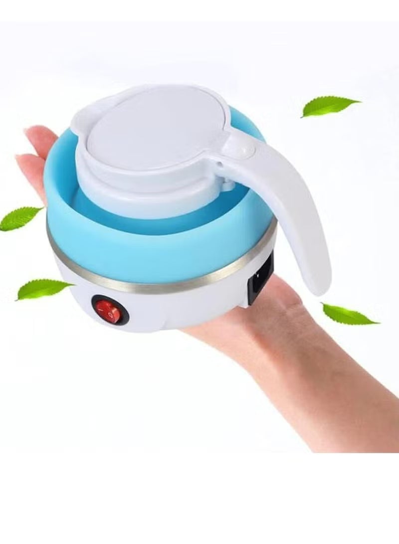 جينيكست غلاية كهربائية محمولة للسفر قابلة للطي غلاية مياه سريعة الغليان 110 فولت - 220 فولت 600 مل للاستخدام المنزلي - Image 3