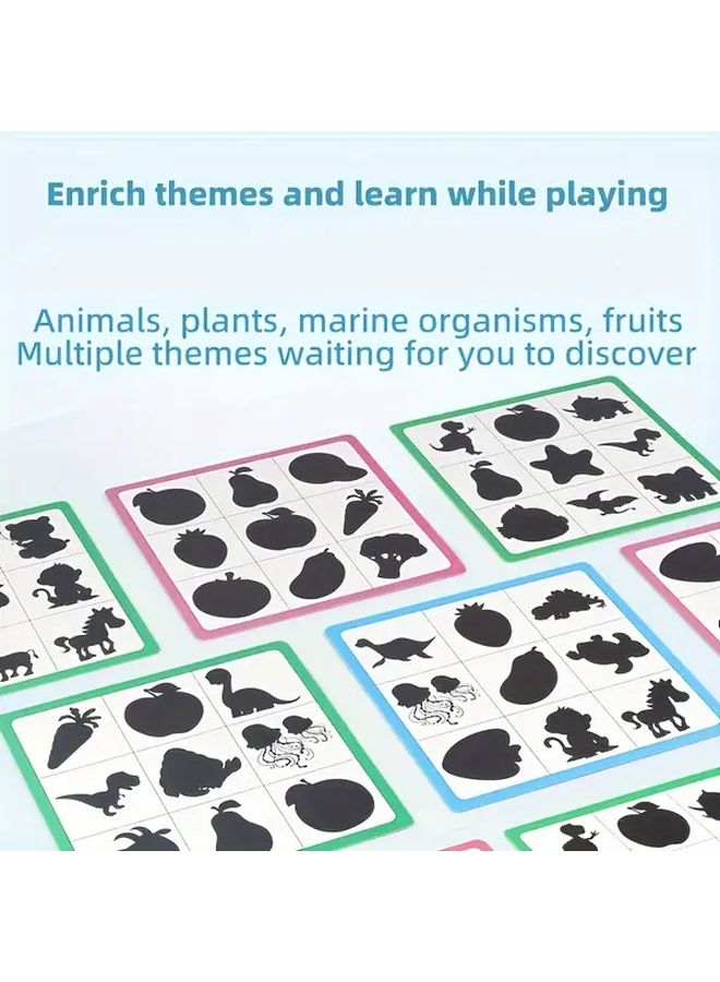 لعبة مطابقة الظل تدريب الدماغ ألغاز الأشكال للأطفال من 3 إلى 6 سنوات - Image 3