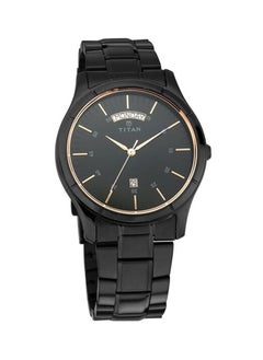 TITAN Black Dial Stainless Steel Strap Watch 1767Nm01  - Image 1