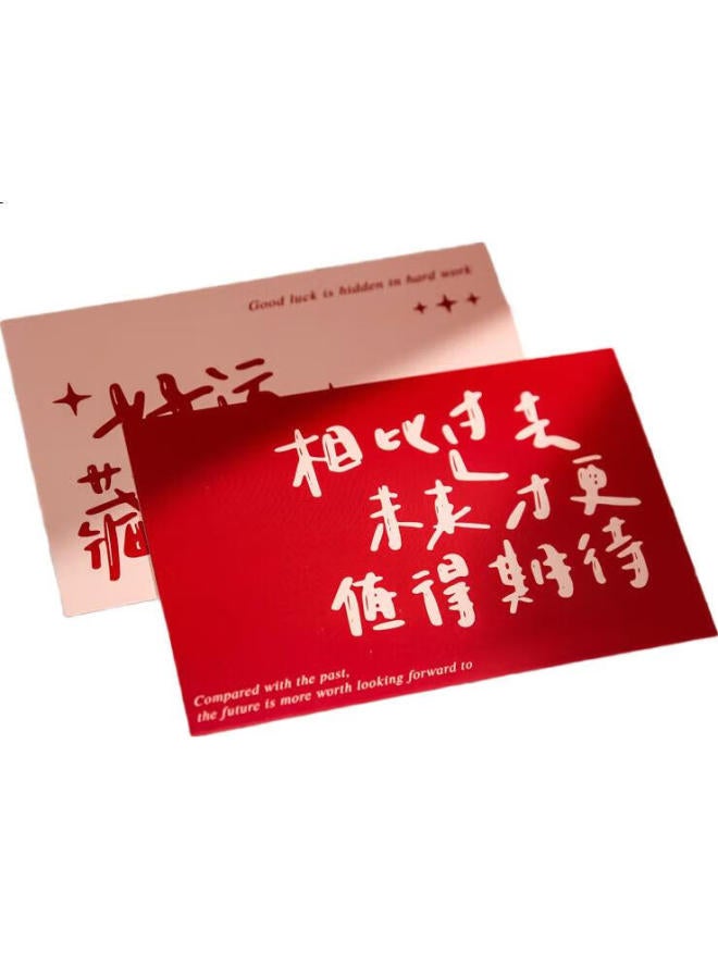 Tatanice Postcards, 30-Pack, Back-To Gift, Inspirational Gift, National Trend Inspirational Text Greeting Cards, Graduation Season Souvenir Message Cards For Classmates - Image 1