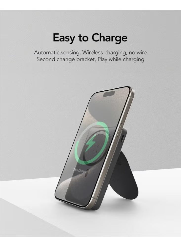 فيجير باور بانك مغناطيسي لاسلكي PD 20W – شحن سريع، تثبيت قوي، تصميم خفيف وسهل الحمل 10000 مللي امبير - Image 3