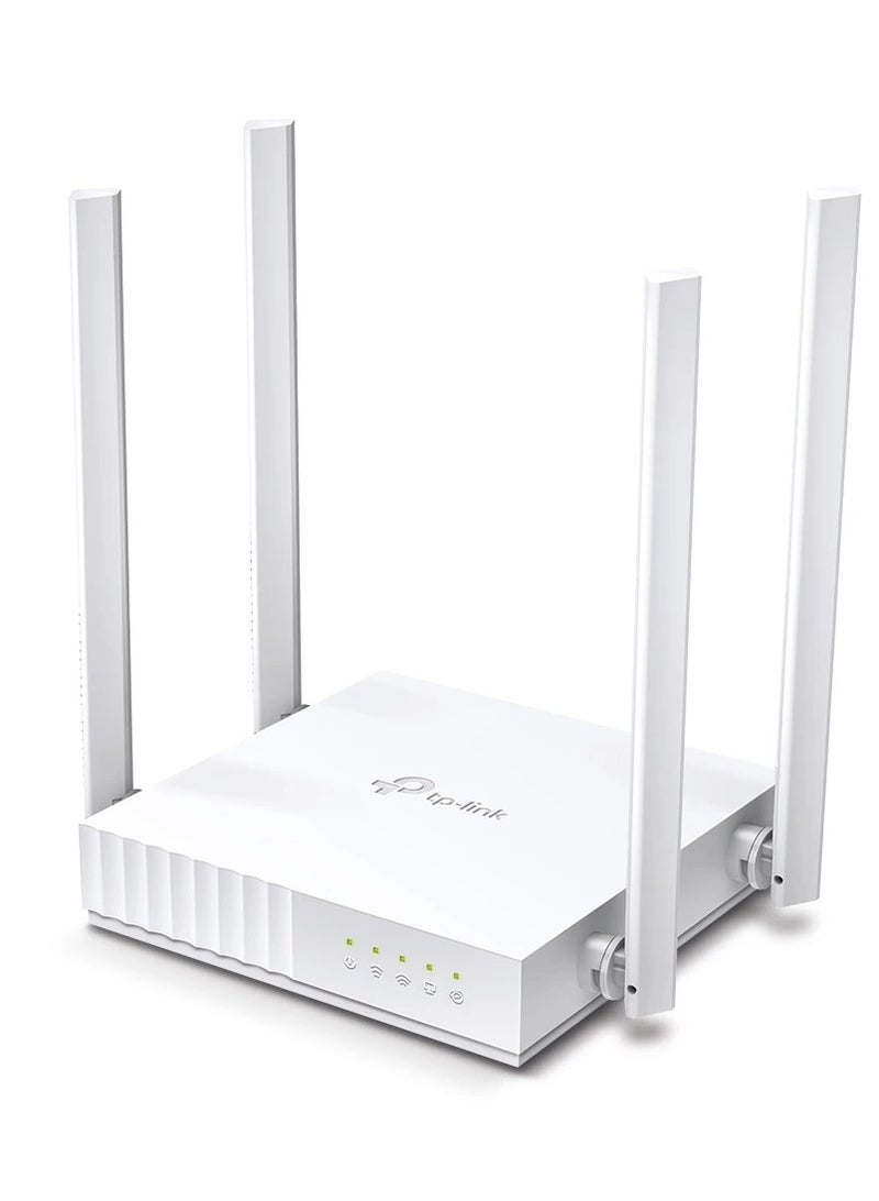 Archer C24 AC750 Dual Band Wireless Router, 4 External Antennas, 1 WAN+4 LAN Ports, 3-in-1 Multiple Modes, Parental Controls, White - Image 2