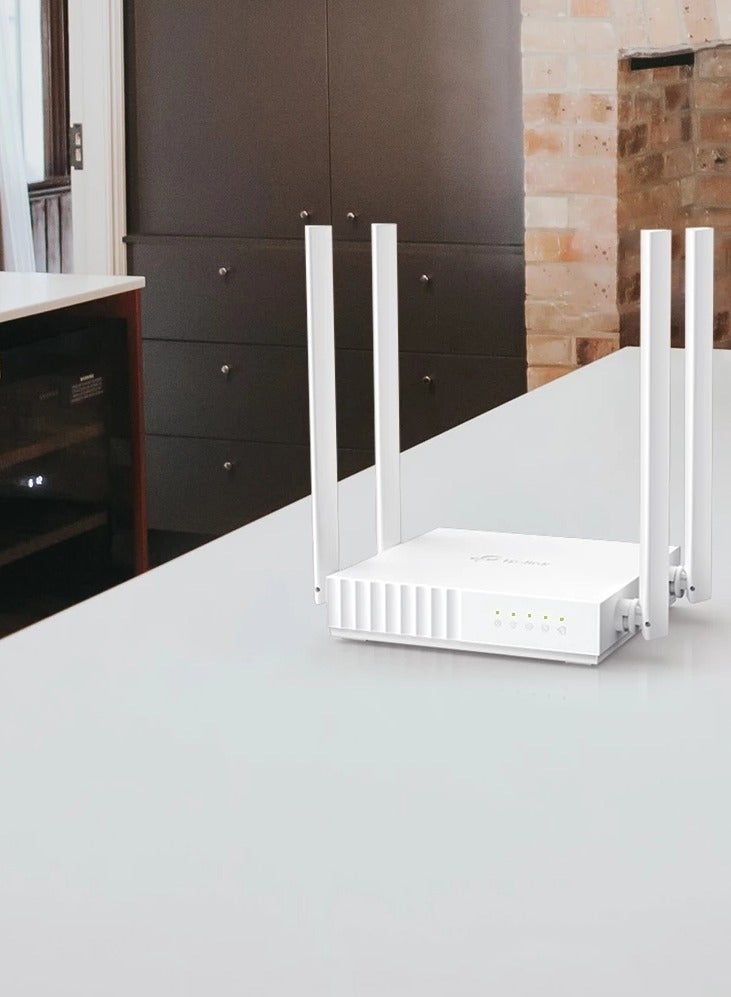 Archer C24 AC750 Dual Band Wireless Router, 4 External Antennas, 1 WAN+4 LAN Ports, 3-in-1 Multiple Modes, Parental Controls, White - Image 4