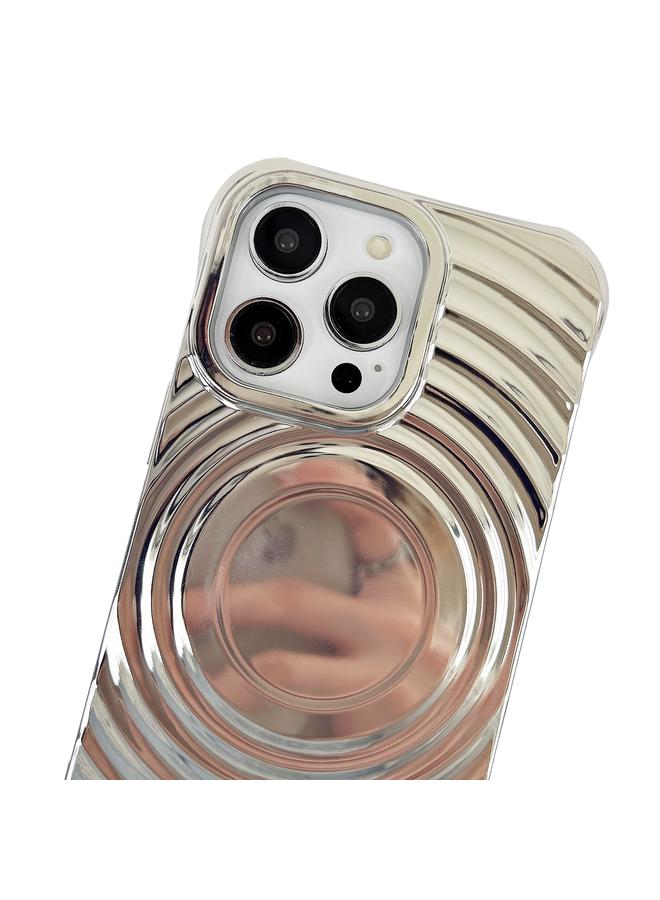 S-TOP Case For iPhone 15 Pro Max Electroplating Wave MagSafe Phone Case - Image 4