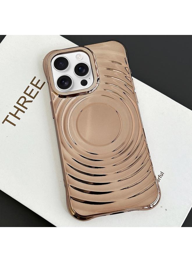 S-TOP Case For iPhone 15 Pro Max Electroplating Wave MagSafe Phone Case - Image 1