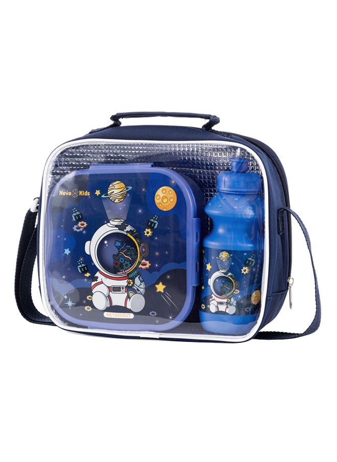 Nova kids - Lunch Box, Water Bottle And Lunch Bag - Space Blue - Image 1